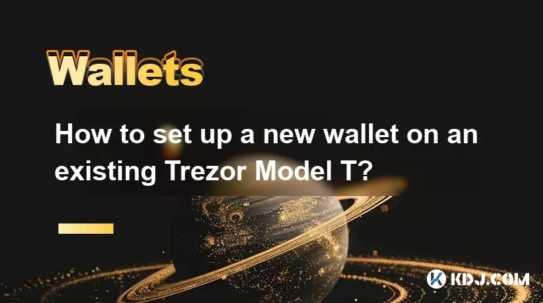 기존 Trezor Model T에 새 지갑을 설정하는 방법은 무엇입니까? 기존 Trezor Model T에 새 지갑을 설정하는 방법은 무엇입니까?