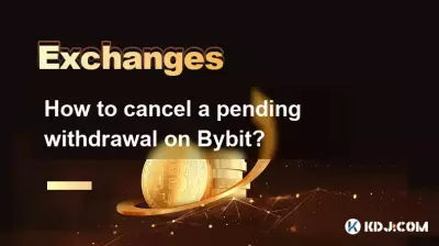 How to cancel a pending withdrawal on Bybit?
