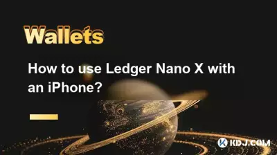 Wie verwende ich Ledger Nano X mit einem iPhone?