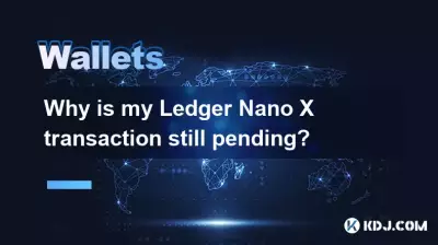 Warum steht meine Ledger Nano X-Transaktion noch aus?