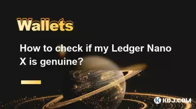 如何检查我的 Ledger Nano X 是否是正品? 如何检查我的 Ledger Nano X 是否是正品?