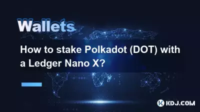 Wie kann man Polkadot (DOT) mit einem Ledger Nano X einsetzen? Wie kann man Polkadot (DOT) mit einem Ledger Nano X einsetzen?