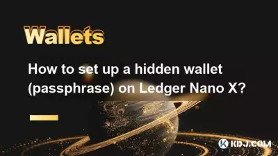Wie richte ich eine versteckte Wallet (Passphrase) auf dem Ledger Nano X ein?