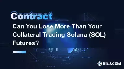 ソラナ (SOL) 先物取引で担保以上の損失を被ることはありますか?