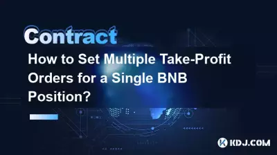 単一のBNBポジションに対して複数の利食い注文を設定するにはどうすればよいですか? 単一のBNBポジションに対して複数の利食い注文を設定するにはどうすればよいですか?