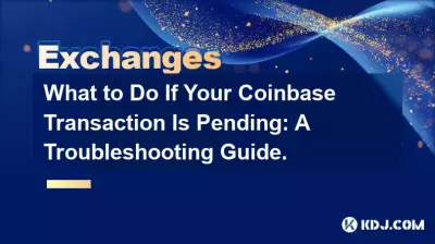 What to Do If Your Coinbase Transaction Is Pending: A Troubleshooting Guide.