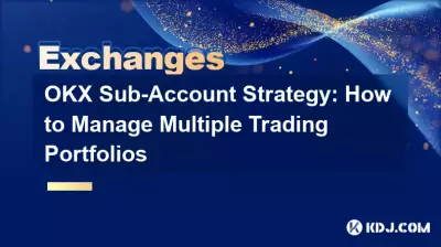 OKX Sub-Account Strategy: How to Manage Multiple Trading Portfolios
