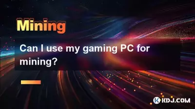 Kann ich meinen Gaming-PC zum Mining verwenden? Kann ich meinen Gaming-PC zum Mining verwenden?