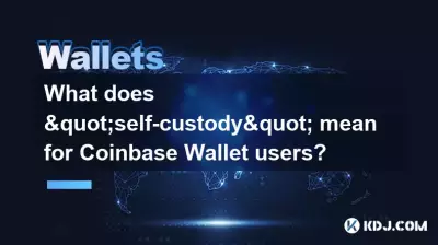 对于 Coinbase 钱包用户来说，“自我托管”意味着什么？