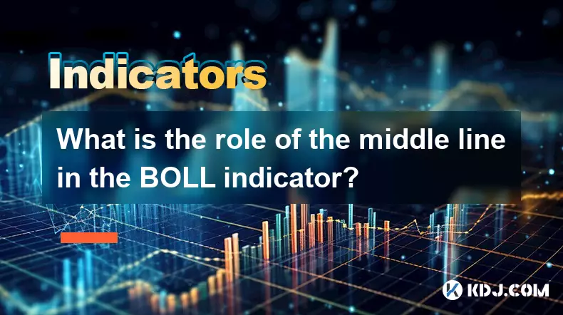 BOLL指标中的中线有什么作用？