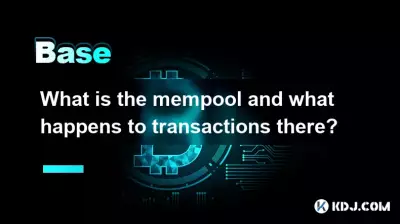 What is the mempool and what happens to transactions there?