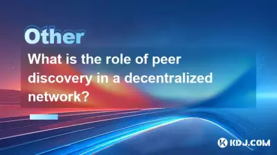 對等發現在去中心化網絡中的作用是什麼？