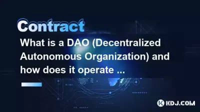 Qu’est-ce qu’une DAO (Organisation Autonome Décentralisée) et comment fonctionne-t-elle via des contrats intelligents ? Qu’est-ce qu’une DAO (Organisation Autonome Décentralisée) et comment fonctionne-t-elle via des contrats intelligents ?
