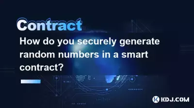 How do you securely generate random numbers in a smart contract? How do you securely generate random numbers in a smart contract?