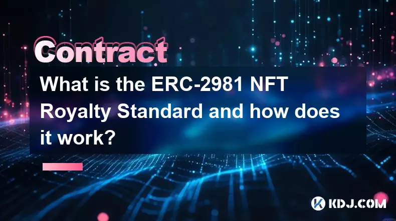 ERC-2981 NFT ロイヤルティ標準とは何ですか?またどのように機能しますか?