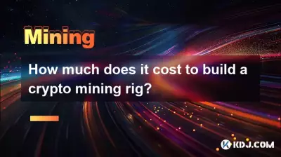 How much does it cost to build a crypto mining rig? How much does it cost to build a crypto mining rig?