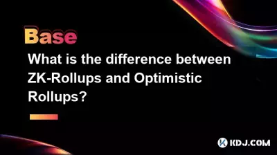 Quelle est la différence entre les ZK-Rollups et les Rollups optimistes ?