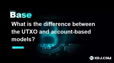 Quelle est la différence entre les modèles UTXO et basés sur un compte ? Quelle est la différence entre les modèles UTXO et basés sur un compte ?