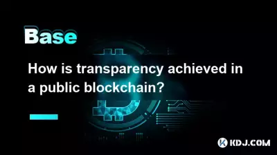 Comment la transparence est-elle assurée dans une blockchain publique ? Comment la transparence est-elle assurée dans une blockchain publique ?
