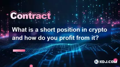 암호화폐의 숏 포지션은 무엇이며, 이를 통해 어떻게 이익을 얻나요?