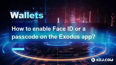 Exodus 앱에서 Face ID 또는 비밀번호를 활성화하는 방법은 무엇입니까?