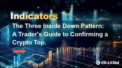 Das Three-Inside-Down-Muster: Ein Leitfaden für Händler zur Bestätigung eines Krypto-Tops.