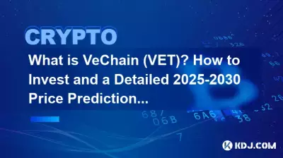 비체인(VET)이란 무엇입니까? 투자 방법 및 상세한 2025-2030 가격 예측.