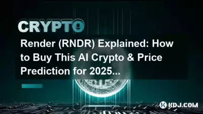 Render (RNDR) Explained: How to Buy This AI Crypto & Price Prediction for 2025.