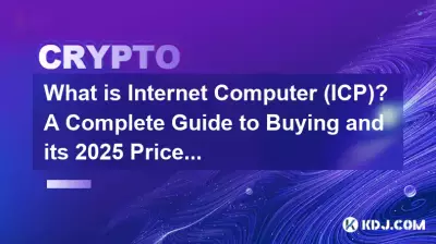 What is Internet Computer (ICP)? A Complete Guide to Buying and its 2025 Price Forecast.