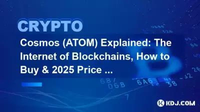 Cosmos (ATOM) Explained: The Internet of Blockchains, How to Buy & 2025 Price Prediction.