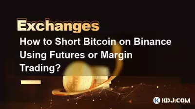 선물이나 마진 거래를 사용하여 바이낸스에서 Bitcoin을 매도하는 방법은 무엇입니까?