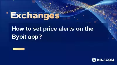How to set price alerts on the Bybit app?