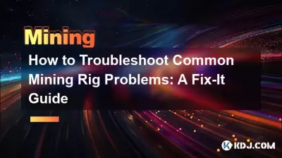 So beheben Sie häufige Probleme mit Mining-Rigs: Eine Lösungsanleitung