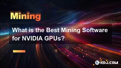 Was ist die beste Mining-Software für NVIDIA-GPUs?