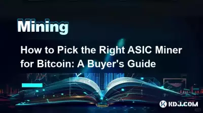 How to Pick the Right ASIC Miner for Bitcoin: A Buyer's Guide How to Pick the Right ASIC Miner for Bitcoin: A Buyer's Guide