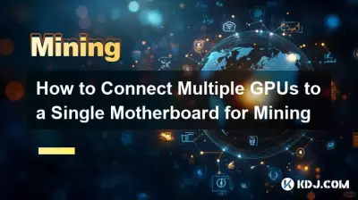 So verbinden Sie mehrere GPUs für das Mining mit einem einzigen Motherboard