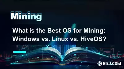 Quel est le meilleur système d'exploitation pour le minage : Windows, Linux et HiveOS ? Quel est le meilleur système d'exploitation pour le minage : Windows, Linux et HiveOS ?