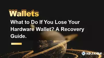 Was tun, wenn Sie Ihr Hardware-Wallet verlieren? Ein Wiederherstellungsleitfaden. Was tun, wenn Sie Ihr Hardware-Wallet verlieren? Ein Wiederherstellungsleitfaden.
