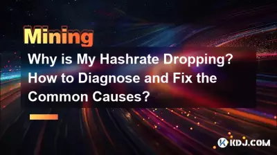 Warum sinkt meine Hashrate? Wie kann man die häufigsten Ursachen diagnostizieren und beheben?