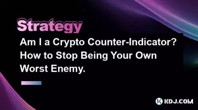 Suis-je un contre-indicateur cryptographique ? Comment arrêter d'être votre pire ennemi.