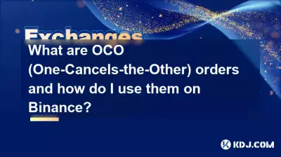 What are OCO (One-Cancels-the-Other) orders and how do I use them on Binance?