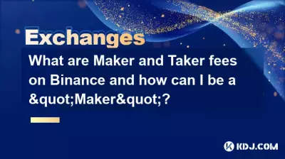 What are Maker and Taker fees on Binance and how can I be a 
