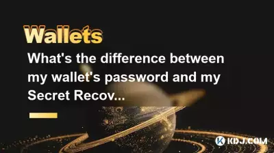 Quelle est la différence entre le mot de passe de mon portefeuille et ma phrase secrète de récupération ?