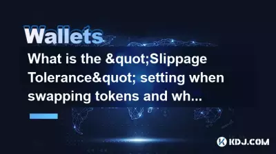 交换代币时的“滑点容差”设置是什么？我应该将其设置为多少？