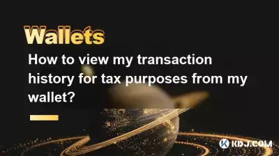 Comment consulter l’historique de mes transactions fiscales depuis mon wallet ?