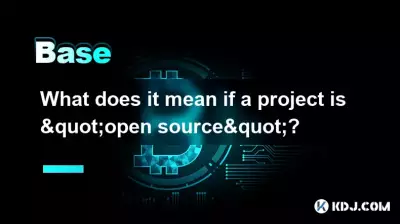 Qu'est-ce que cela signifie si un projet est « open source » ?