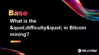 Quelle est la « difficulté » du minage de Bitcoin ?