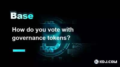 Comment voter avec des jetons de gouvernance ?