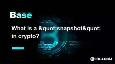 Qu’est-ce qu’un « instantané » en crypto ?
