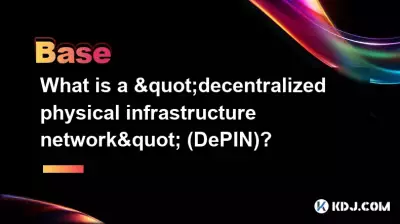Qu'est-ce qu'un « réseau d'infrastructure physique décentralisé » (DePIN) ?